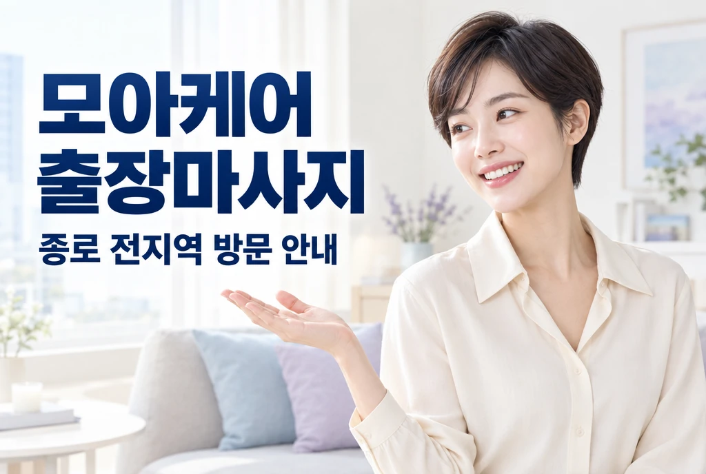 모아케어 출장마사지 종로 전지역 방문 안내